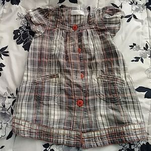 Madras Style ZARA BABY PLAID TUNIC DRESS